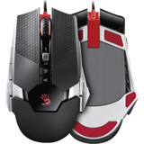Bloody T50 LK RGB Makrolu Kablolu Kırmızı-Beyaz Optik Gaming Mouse