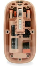 Coverzone Kablosuz Pembe Optik Mouse
