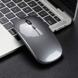 Mistaha Sessiz Kablosuz Metalik Gri Optik Mouse