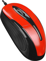 Everest Tablet Uyumlu Kablolu Kırmızı Optik Mouse