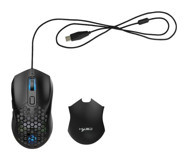 Suntek SN7032 7 RGB Makrolu Kablolu Desenli Siyah Optik Gaming Mouse