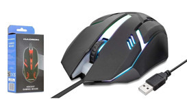 Hadron HDX3257 RGB Kablolu Siyah-Mavi Optik Gaming Mouse
