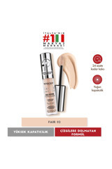 Deborah Ore All Over Wp 02 Beige Nemlendiricili Göz Altı ve Yüz Likit Fırça Kapatıcı