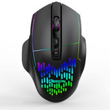 Mistaha RGB Makrolu Kablosuz Siyah Optik Mouse