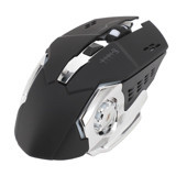Elprico RGB Sessiz Ergonomik Makrolu Kablosuz Siyah Optik Gaming Mouse