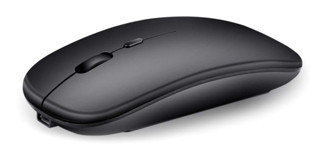 Fiauli Sessiz Ergonomik Kablosuz Siyah Optik Mouse