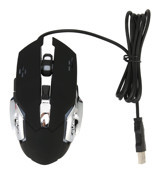 Ciciglow RGB Ergonomik Makrolu Kablolu Siyah Optik Gaming Mouse