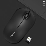 Huahai Q4 Sessiz Kablosuz Siyah Optik Mouse