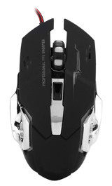 Lazmin112 V6 RGB Ergonomik Makrolu Kablolu Sarı Optik Gaming Mouse