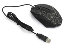 Dpofirs RGB Makrolu Kablolu Siyah Optik Gaming Mouse