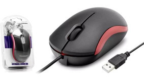 Hadron HDX3255 Kablolu Siyah-Kırmızı Optik Mouse