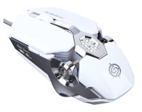 Gatuida Sessiz Kablolu Beyaz Optik Gaming Mouse