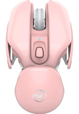 Sanlindou Tablet Uyumlu Makrolu Kablosuz Pembe Optik Mouse