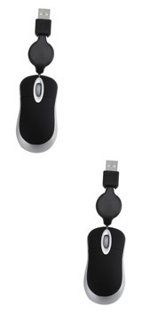 Jojofuny Sessiz Kablolu - Kablosuz Siyah Optik 2 Adet Mouse