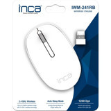 Inca IWM-241RB Kablosuz Beyaz Optik Mouse