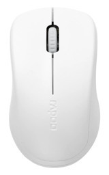 Rapoo 1680 Sessiz Ergonomik Kablosuz Beyaz Optik Mouse