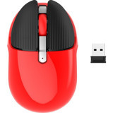 Jingyi Sessiz Kablosuz Kırmızı-Siyah Optik Mouse
