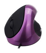 Generic Ergonomik Dikey Makrolu Kablolu Mor Optik Gaming Mouse