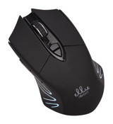 Mistaha MO103 Ergonomik Makrolu Kablosuz Siyah Optik Mouse