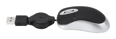 Gatuida Sessiz Kablosuz Siyah-Gümüş Optik Mouse