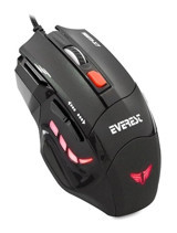 Everest SGM-X7 RGB Makrolu Kablolu Siyah Optik Gaming Mouse