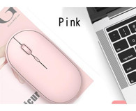 Jingyi Sessiz Kablosuz Pembe Optik Mouse
