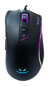 Rush M8S 8 RGB Makrolu Kablolu Siyah Optik Gaming Mouse