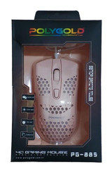 Polygold PG-885 RGB Makrolu Kablolu Pembe Optik Gaming Mouse