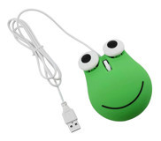Gowenic Ergonomik Kablolu Yeşil Optik Mouse