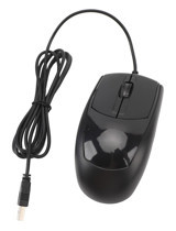 Topiky Sessiz Ergonomik Kablolu Siyah Optik Mouse