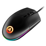 Partykindom RGB Sessiz Ergonomik Makrolu Kablolu Siyah Optik Gaming Mouse
