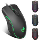 Huahai Hxsj A867 RGB Makrolu Kablolu Siyah Optik Gaming Mouse