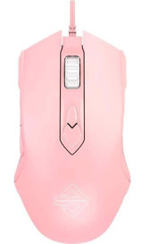 Jingyi Programlanabilir RGB Ergonomik Makrolu Kablolu Pembe Optik Gaming Mouse