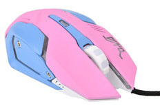 Goshyda WS214 RGB Makrolu Kablolu Pembe Optik Gaming Mouse