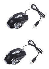 Osaladı Programlanabilir RGB Ergonomik Makrolu Kablolu Siyah Optik Gaming 2 Adet Mouse