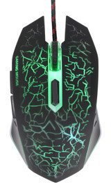 Sxhlseller Lecoo M1102 RGB Ergonomik Makrolu Kablolu Siyah Optik Gaming Mouse