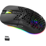 Huahai RGB Makrolu Kablosuz Siyah Optik Gaming Mouse