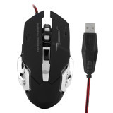 Elprico RGB Makrolu Kablolu Siyah Optik Gaming Mouse