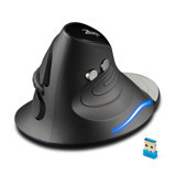 Generic F-17 RGB Ergonomik Dikey Makrolu Kablosuz Siyah Optik Mouse