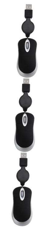 Hemobllo Kablosuz Siyah-Gümüş Optik 3 Adet Mouse