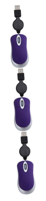 Hemobllo Sessiz Kablolu Mor Optik 3 Adet Mouse