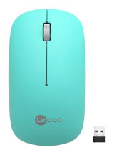 Lenovo Lecoo WS214 Kablosuz Turkuaz Optik Mouse