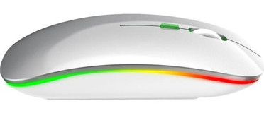 Hxsj M40 RGB Kablosuz Gümüş Optik Mouse