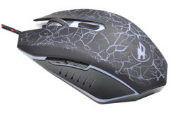 Gatuida RGB Ergonomik Makrolu Kablolu Desenli Siyah Optik Gaming Mouse