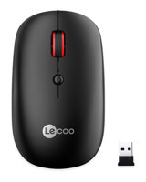 Lecoo Lecoo WS210 RGB Sessiz Kablosuz Siyah Optik Mouse