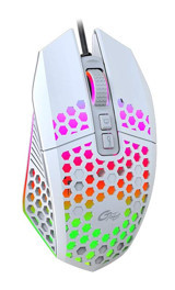 Mistaha X801 RGB Makrolu Kablolu Beyaz Optik Gaming Mouse