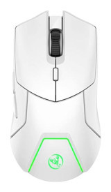 Hallow T40 RGB Makrolu Kablosuz Beyaz Optik Gaming Mouse