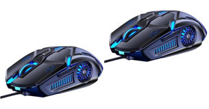 Osaladı RGB Sessiz Makrolu Kablolu Beyaz Optik Gaming Mouse