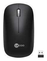 Lecoo Lecoo WS214 Kablosuz Siyah Optik Mouse