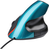 Jingyi Ergonomik Dikey Makrolu Kablolu Mavi Optik Mouse